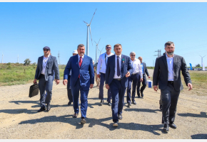 В Дагестане торжественно открыли Новолакскую ветроэлектростанцию